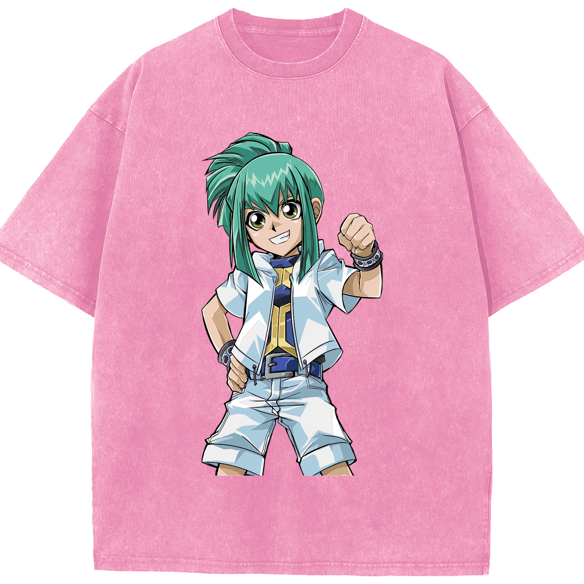 （画像用） 遊☆戯☆王 Yu-Gi-Oh! 綿100% ヴィンテージ風 半袖Tシャツ（フロントプリント）